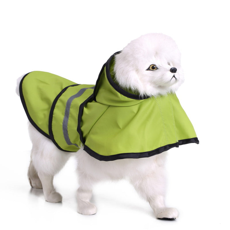 Reflective Large Pet Raincoat