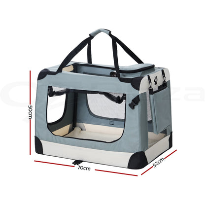 I.Pet Pet Soft Crate Carrier Dog Cat Travel Portable Bag Large Puppy Kennel Cage