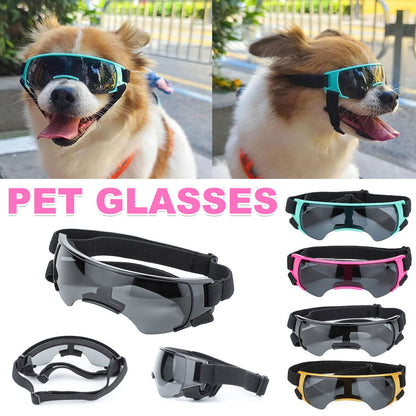 Dog Sunglasses UV Eye Protection Goggles for Small Pets Outdoor Travel Sunshade