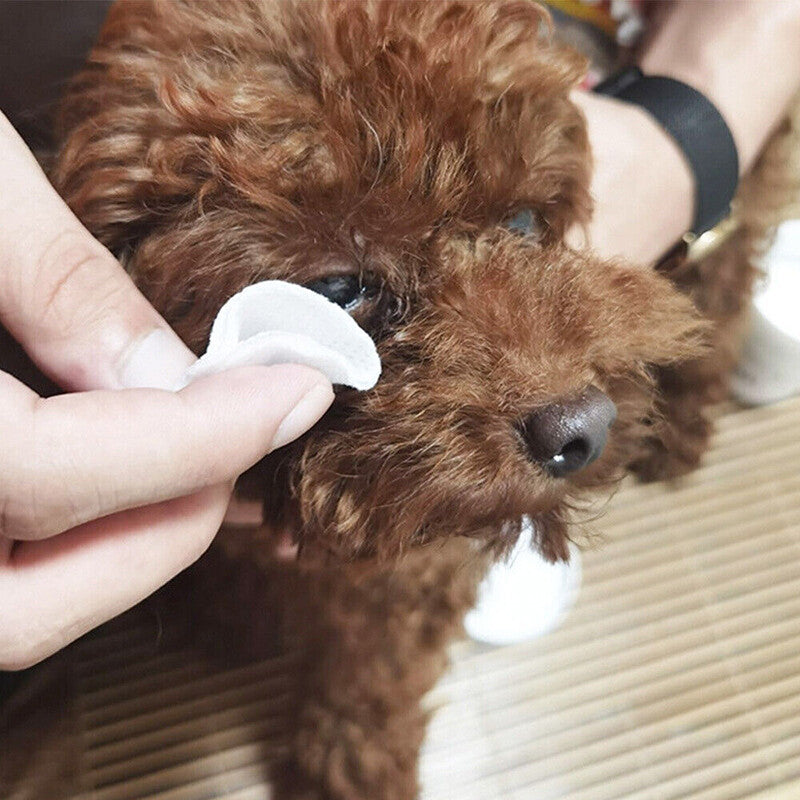 130Pcs Wipes Wet Pet Eye/Ear Dog Cat Tear Stain Remover Cleaning Paper Wipes AU