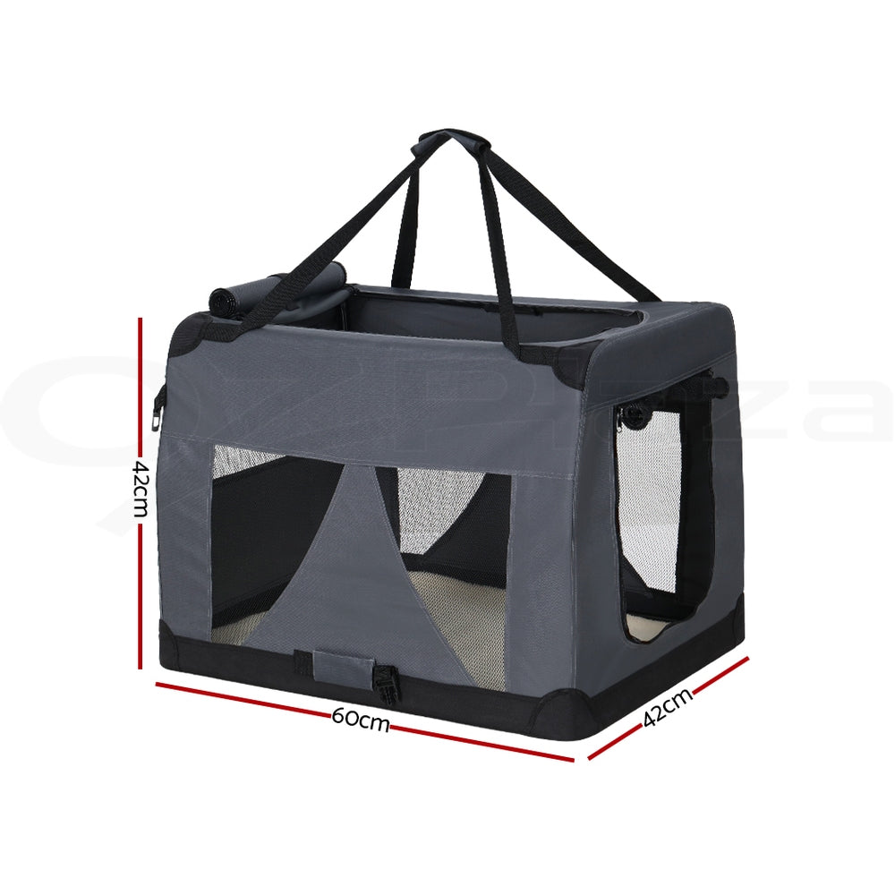 I.Pet Pet Soft Crate Carrier Dog Cat Travel Portable Bag Large Puppy Kennel Cage