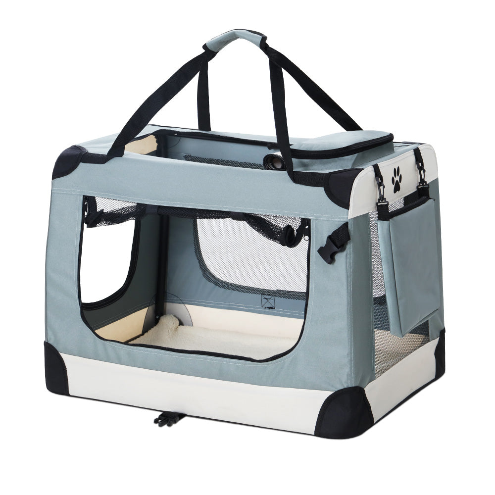 I.Pet Pet Soft Crate Carrier Dog Cat Travel Portable Bag Large Puppy Kennel Cage