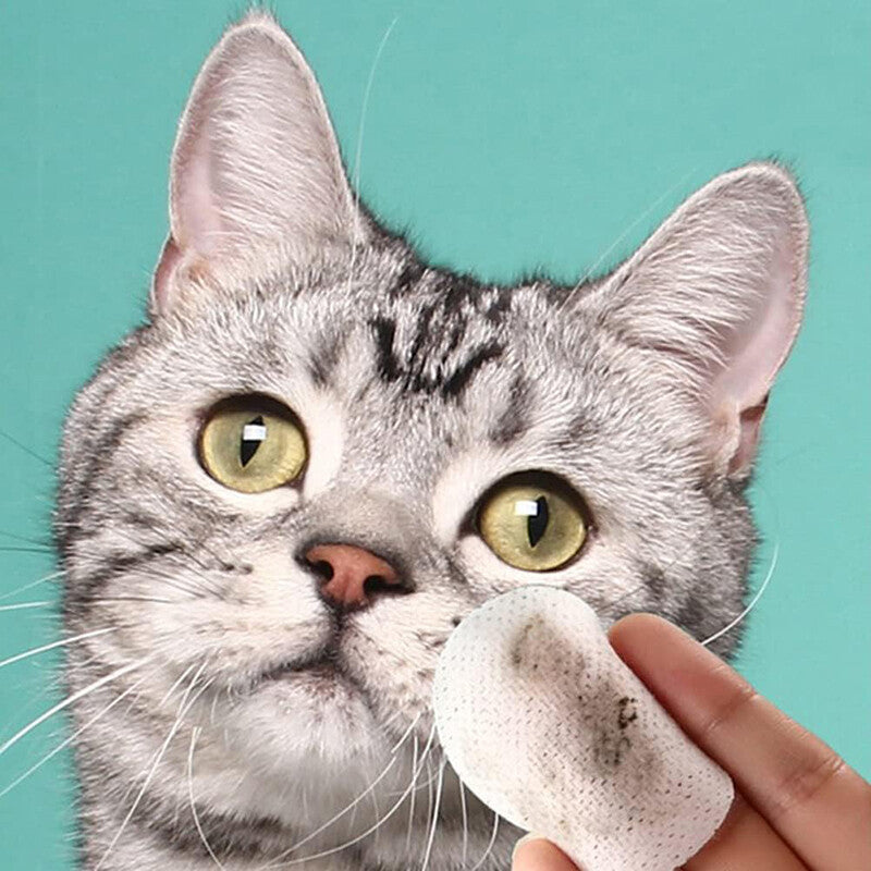 130Pcs Wipes Wet Pet Eye/Ear Dog Cat Tear Stain Remover Cleaning Paper Wipes AU